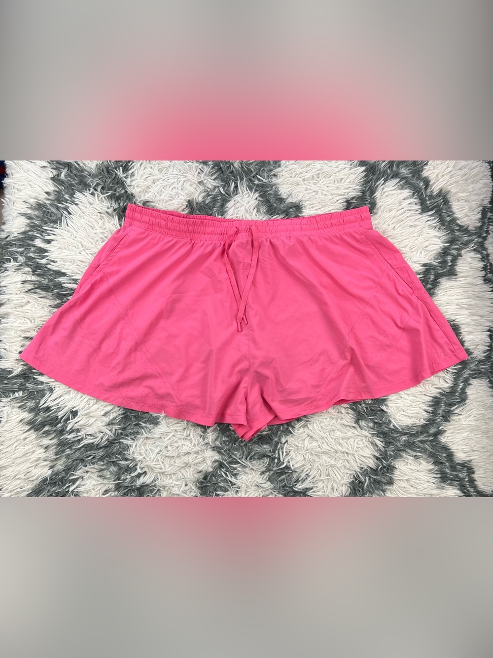 Avia Women’s Pink Athletic Running Active Shorts Size XL 16-18